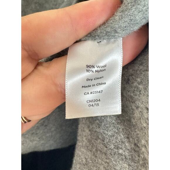 Talbots Women’s Wool Blend Jacket Gray Plus Size Lightweight Quiet Luxury 18WP - Picture 4 of 9